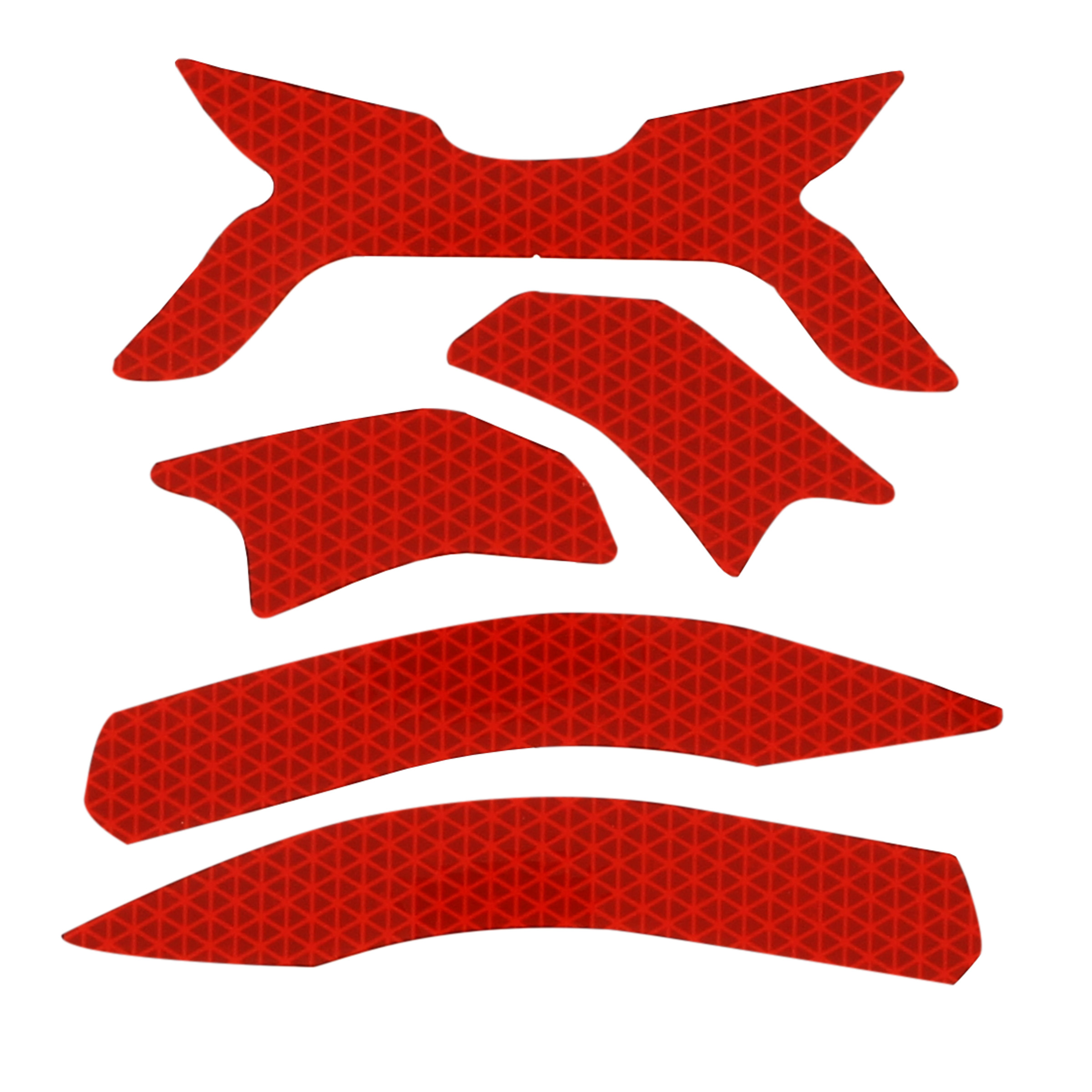 Retro reflective stickers, Microprism, Red